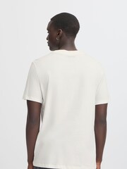 Blend White Printed Short Sleeve 100% Cotton T-Shirt - Image 2 of 5