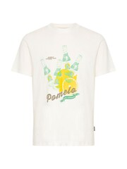 Blend White Printed Short Sleeve 100% Cotton T-Shirt - Image 5 of 5