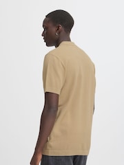Blend Natural Knitted Short Sleeve 100% Cotton Shirt - Image 2 of 5