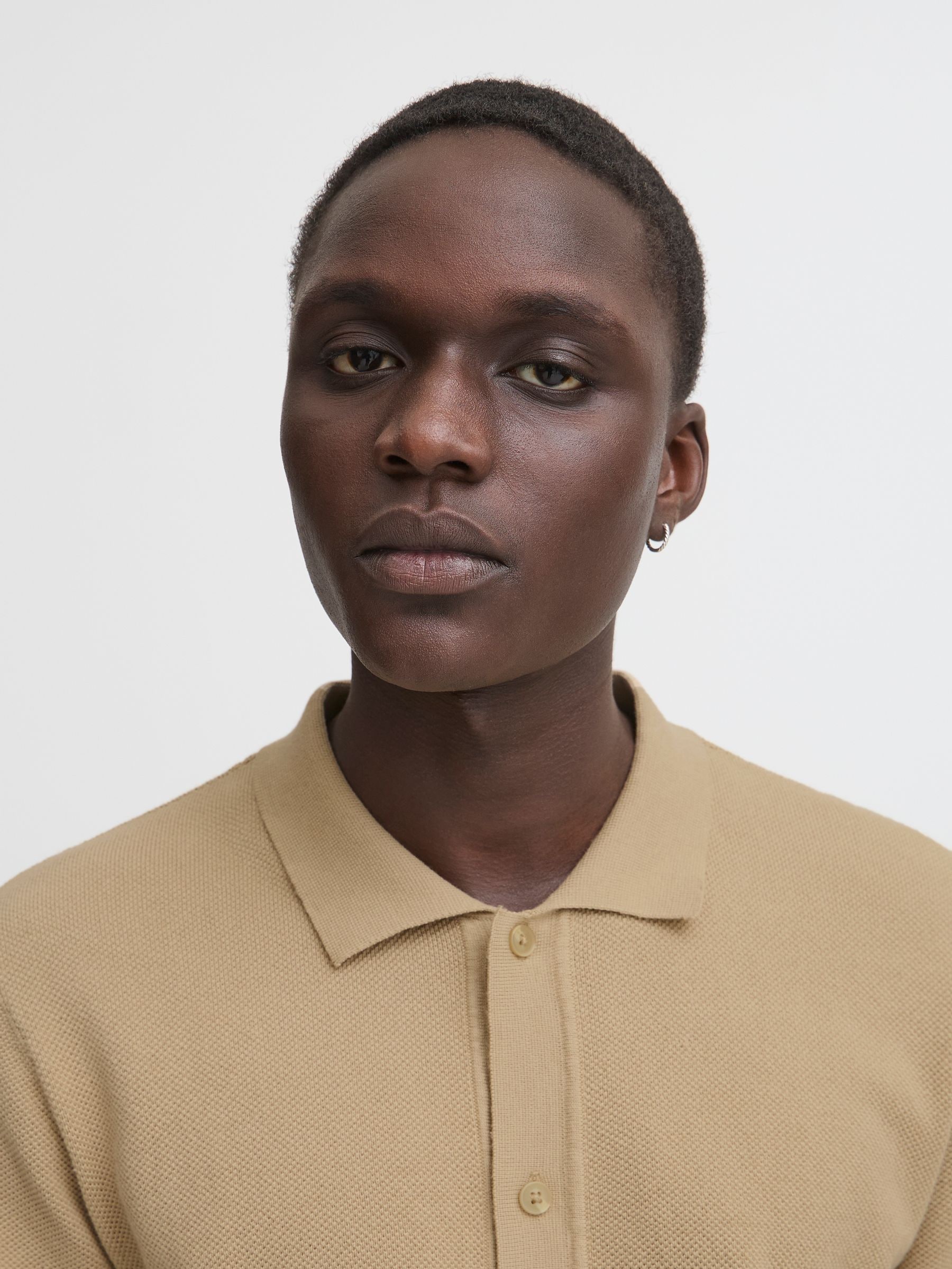 Buy Blend Natural Knitted Short Sleeve 100% Cotton Shirt from Next USA