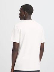 Blend White Sloth Printed Short Sleeve 100% Cotton T-Shirt - Image 2 of 5