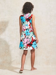Ro&Zo Pink Bold Floral Shift Dress - Image 4 of 4