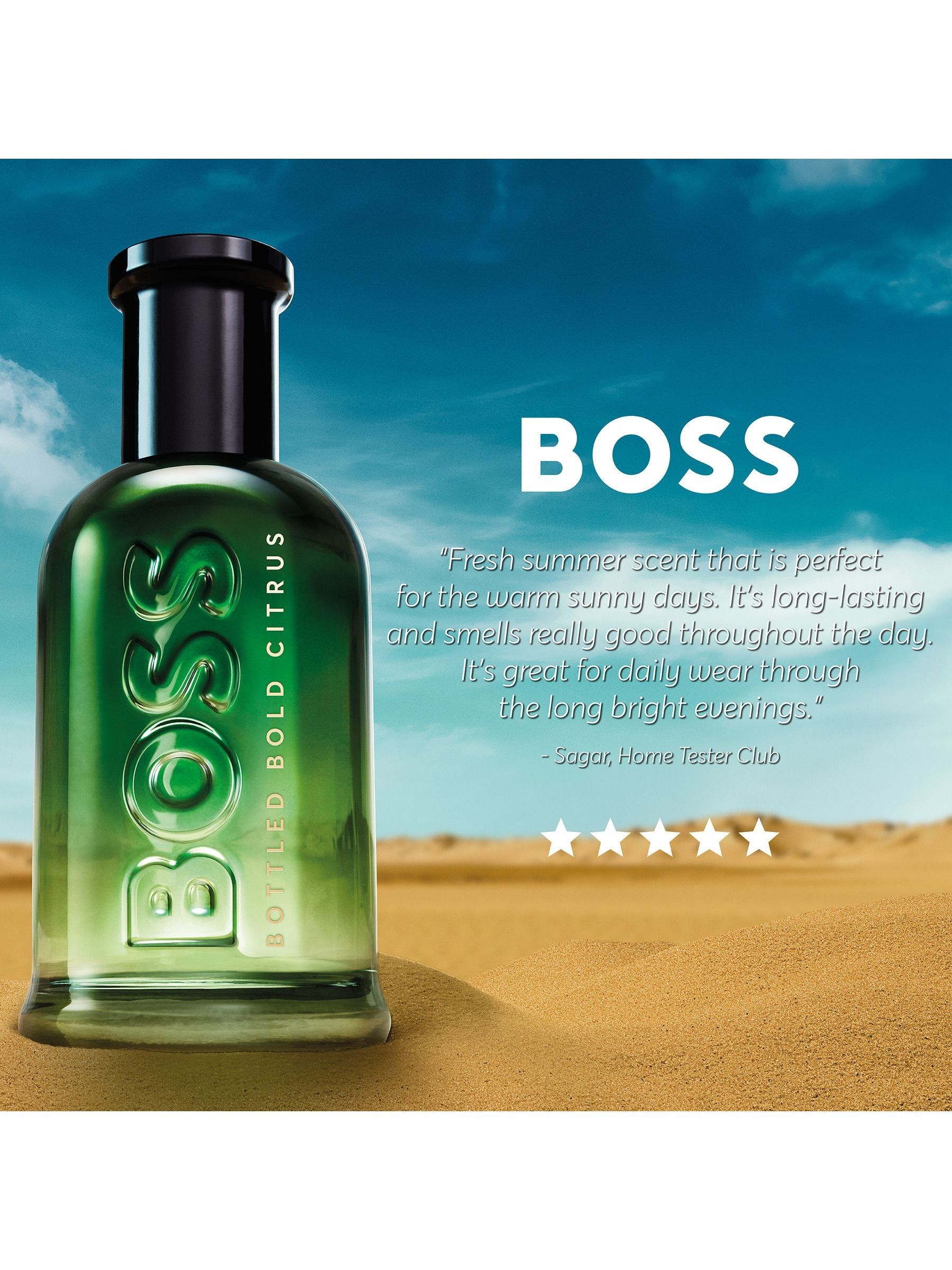 Buy BOSS For Men Bottled Citrus Eau de Parfum 100ml from the