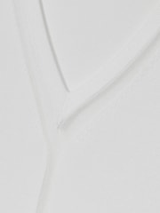 Reiss White Soraya Sheer-Detail V-Neck Top - Image 5 of 5