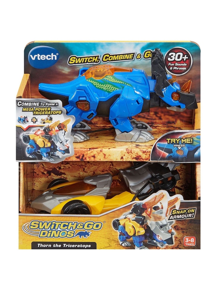 V-Tech Switch and Go Dinos Thorn The Triceratops - Image 4 of 4