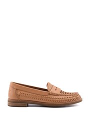 Sperry Woven Seaport Penny Brown Moccasins - Image 1 of 4