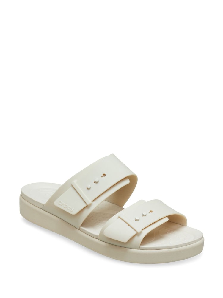 Crocs -Sandstone Brooklyn Buckle Low Sandals - Image 2 of 5