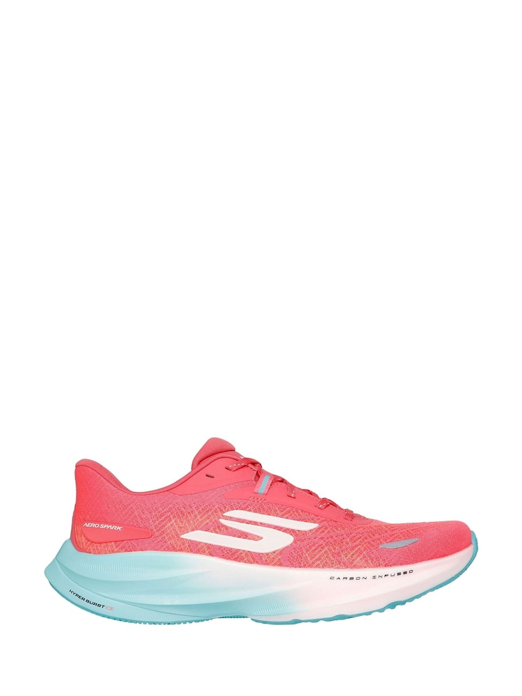 Skechers Pink Go Run Ride 12 Trainers - Image 1 of 3