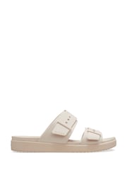 Crocs Cream Brooklyn Buckle Low Sandals - Image 1 of 5