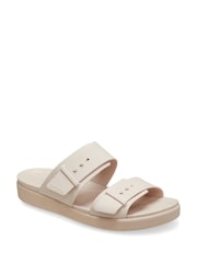 Crocs Cream Brooklyn Buckle Low Sandals - Image 2 of 5