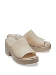 Crocs Brown Brooklyn Slide Heels - Image 3 of 5