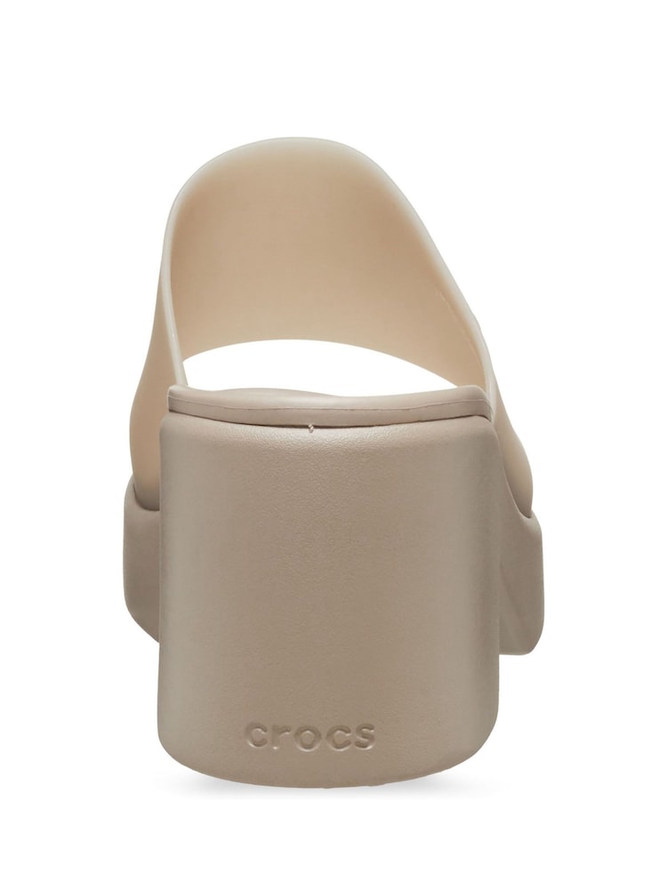 Crocs Brown Brooklyn Slide Heels - Image 5 of 5
