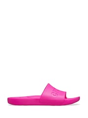 Crocs Pink Crocs Slides - Image 1 of 5