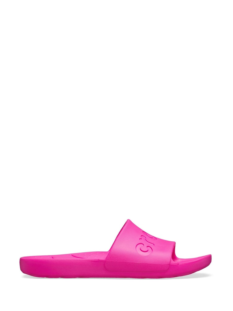 Crocs Pink Crocs Slides - Image 1 of 5