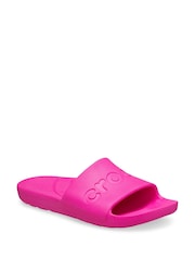 Crocs Pink Crocs Slides - Image 2 of 5