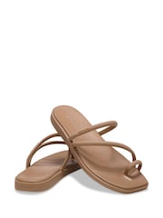 Crocs Brown Miami Toe Loop Sandals - Image 3 of 5