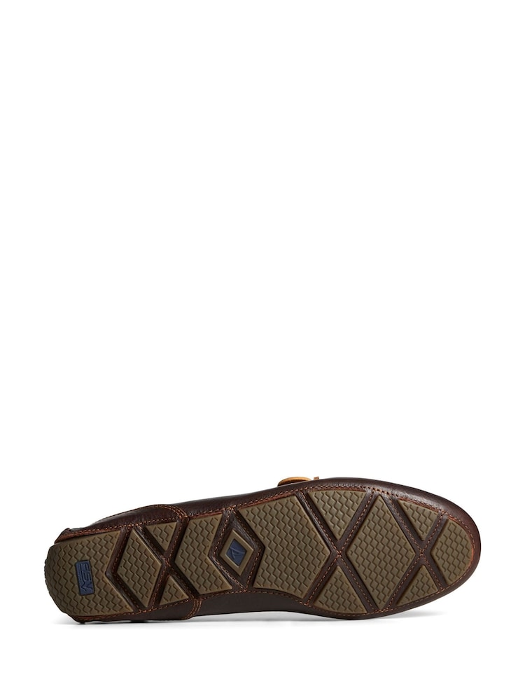 Sperry Driver 1 Eye Brown Loafers - Image 3 of 3