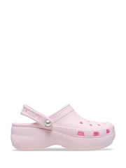 Crocs Pink Classic Platform Clogs - Image 1 of 5