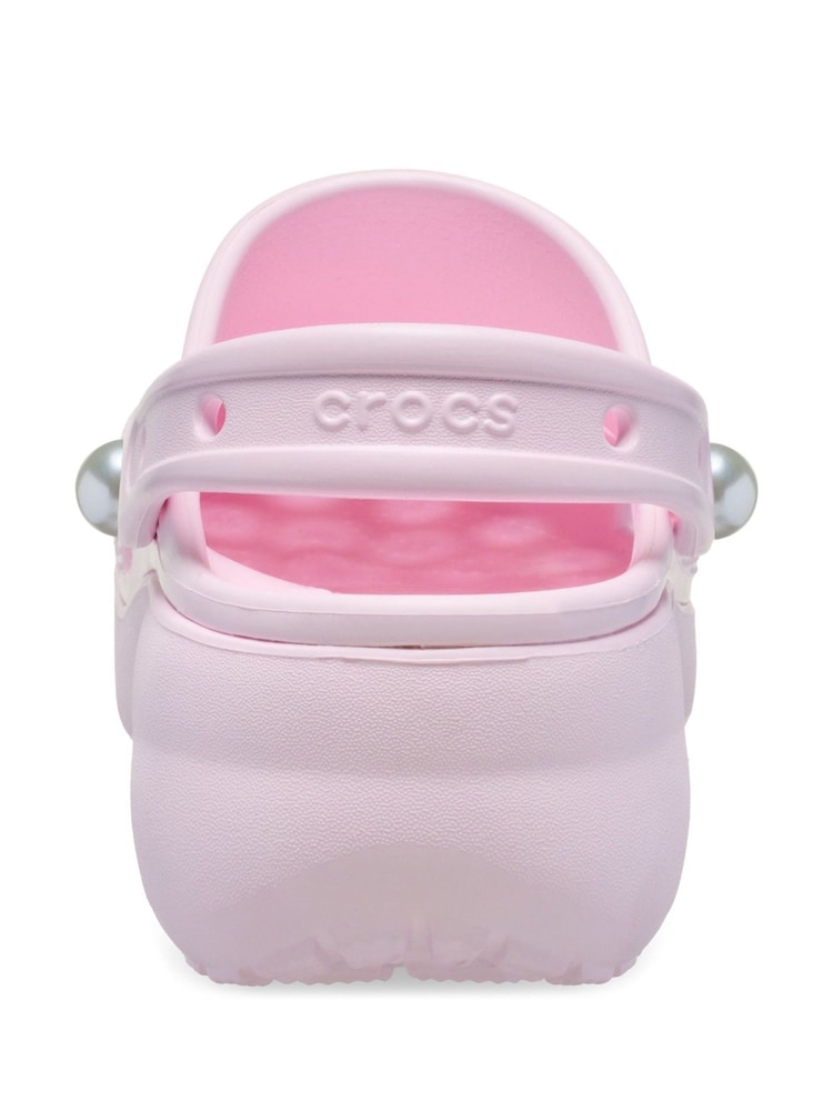 Buy Crocs Pink Adult Classic Platform Clogs from Next USA display picture 1