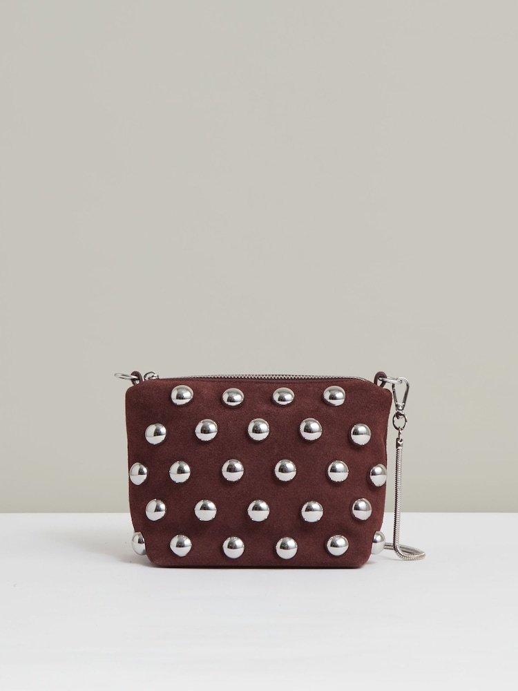 Reiss Oxblood Leandra Bag - Image 1 of 6
