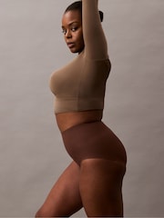 Calvin Klein Brown Stay Put Mesh Briefs - Image 4 of 8