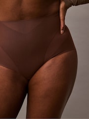 Calvin Klein Brown Stay Put Mesh Briefs - Image 6 of 8