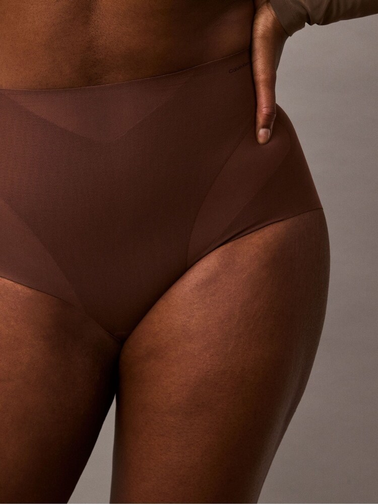 Calvin Klein Brown Stay Put Mesh Briefs - Image 6 of 8