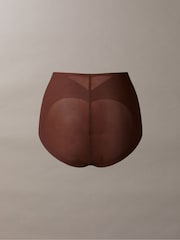 Calvin Klein Brown Stay Put Mesh Briefs - Image 8 of 8