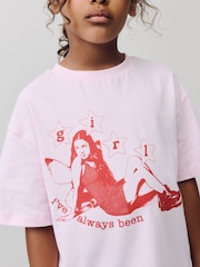 Pink Oversized Olivia Rodrigo License T-Shirt (3-16yrs) - Image 4 of 8