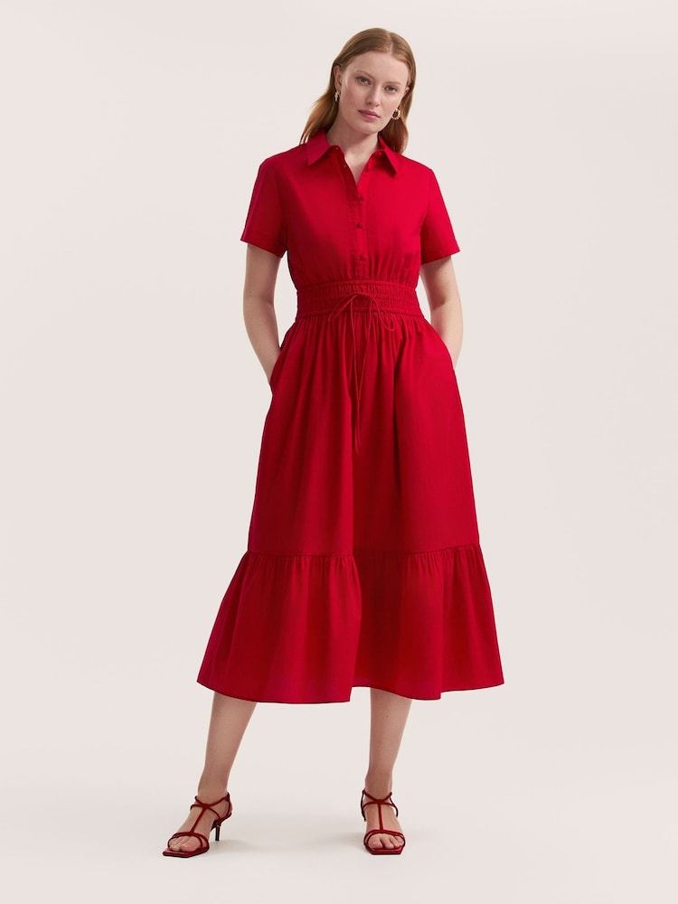 Finery Penny Cotton Midi Shirt Dress - Imagen 1 de 4 Finery Penny Cotton Midi Shirt Dress - Imagen 1 de 4