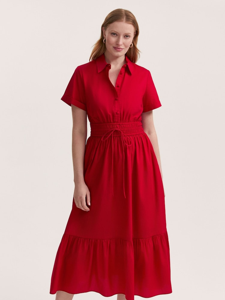 Finery Penny Cotton Midi Shirt Dress - Imagen 2 de 4 Finery Penny Cotton Midi Shirt Dress - Imagen 2 de 4