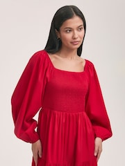 Finery Lauretta Cotton Midi Tiered Dress - Image 3 of 4