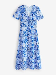 Finery Martina Floral Print Button Through Midi Dress - Imagen 1 de 1