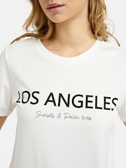 Smith & Soul Cream Los Angeles Slogan 100% Cotton T-Shirt - Image 4 of 5