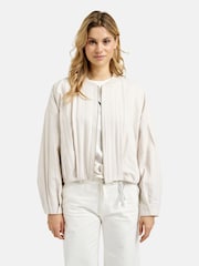 Smith & Soul Natural Lightweight Bomber Jacket - Image 2 of 5