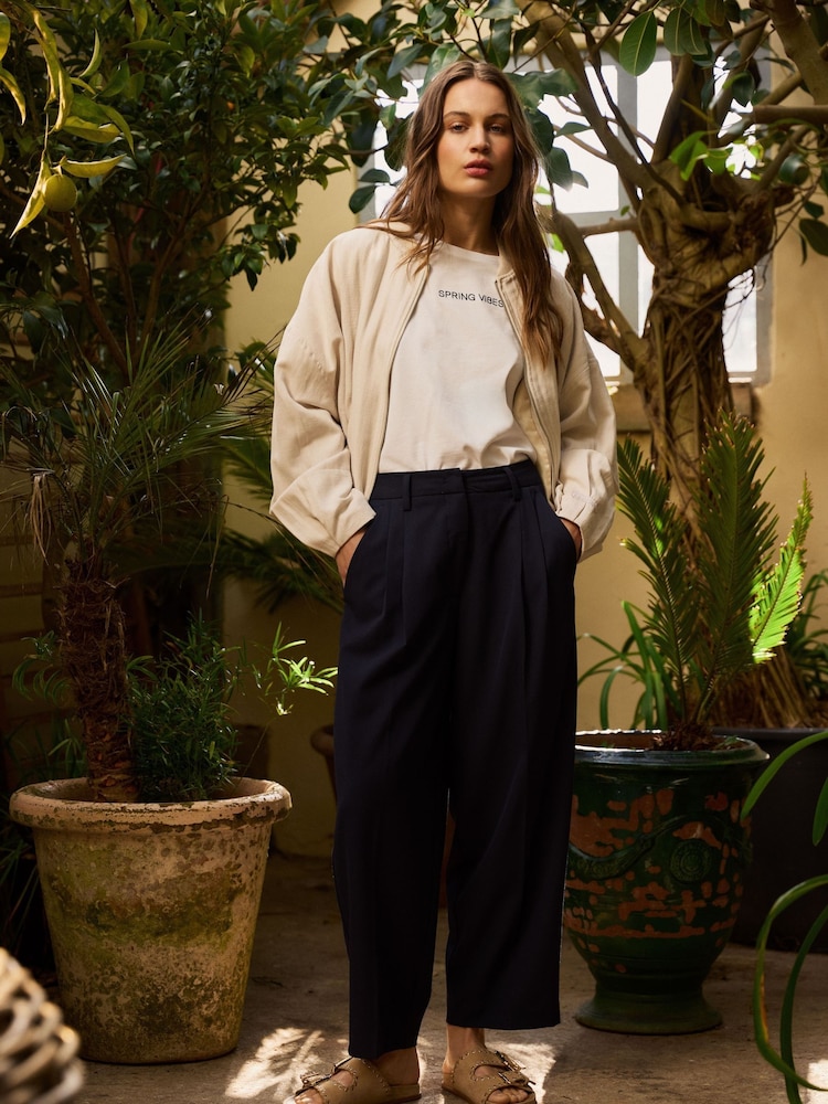 Smith & Soul Natural Lightweight Bomber Jacket - Image 2 of 7 Smith & Soul Natural Lightweight Bomber Jacket - Image 2 of 7
