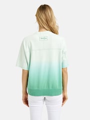 Smith & Soul Green Short Sleeve Dip Dye Sweatshirt - Image 3 of 4