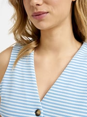 Smith & Soul Striped 100% Cotton Waistcoat - Imagen 4 de 4