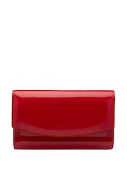 Ravel Red Clutch Bag with Chain - Image 1 of 4