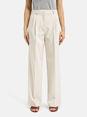 Smith & Soul Woven Straight Leg Trousers With Pleats - Imagen 1 de 4