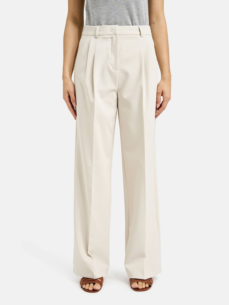 Smith & Soul Woven Straight Leg Trousers With Pleats - Imagen 1 de 4