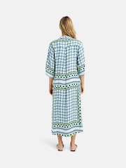 Smith & Soul Blue Tile Print Dress - Image 3 of 5