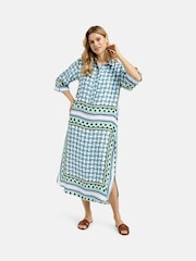 Smith & Soul Blue Tile Print Dress - Image 4 of 5