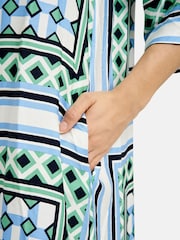 Smith & Soul Blue Tile Print Dress - Image 5 of 5