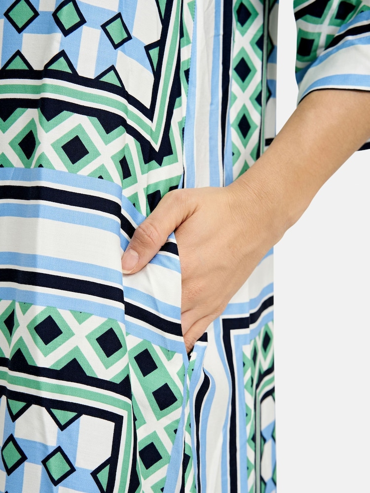 Smith & Soul Blue Tile Print Dress - Image 5 of 5