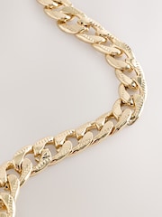 DCK Mens Textured Curb Chain Necklace - Imagen 3 de 3