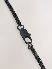 Black Dog Tag Pendant Necklace - Image 2 of 3