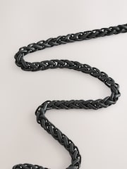 Black Dog Tag Pendant Necklace - Image 3 of 3