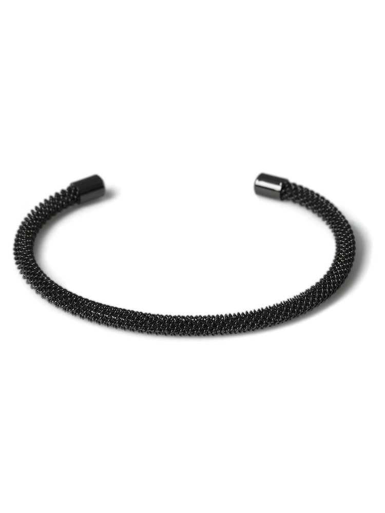 Black Mesh Cuff Bracelet - Image 1 of 2 Black Mesh Cuff Bracelet - Image 1 of 2