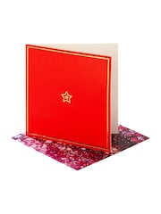 Hallmark Red Blue Premium 'Much Love' Card - Vivid Aura - Image 5 of 5